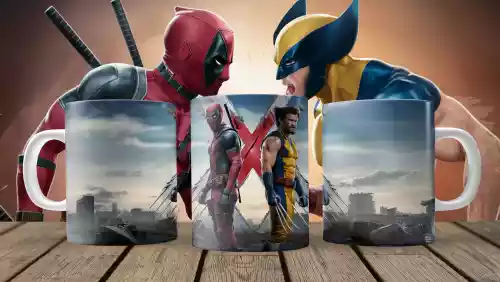 vectores plantilas DEADPOOL,WOLVERINE,SUPERHéROE,